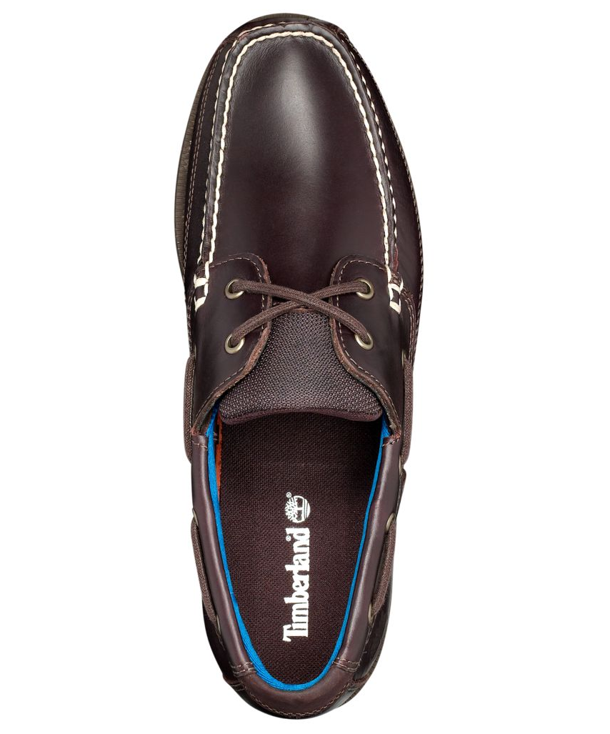 timberland piper cove leather boat shoe